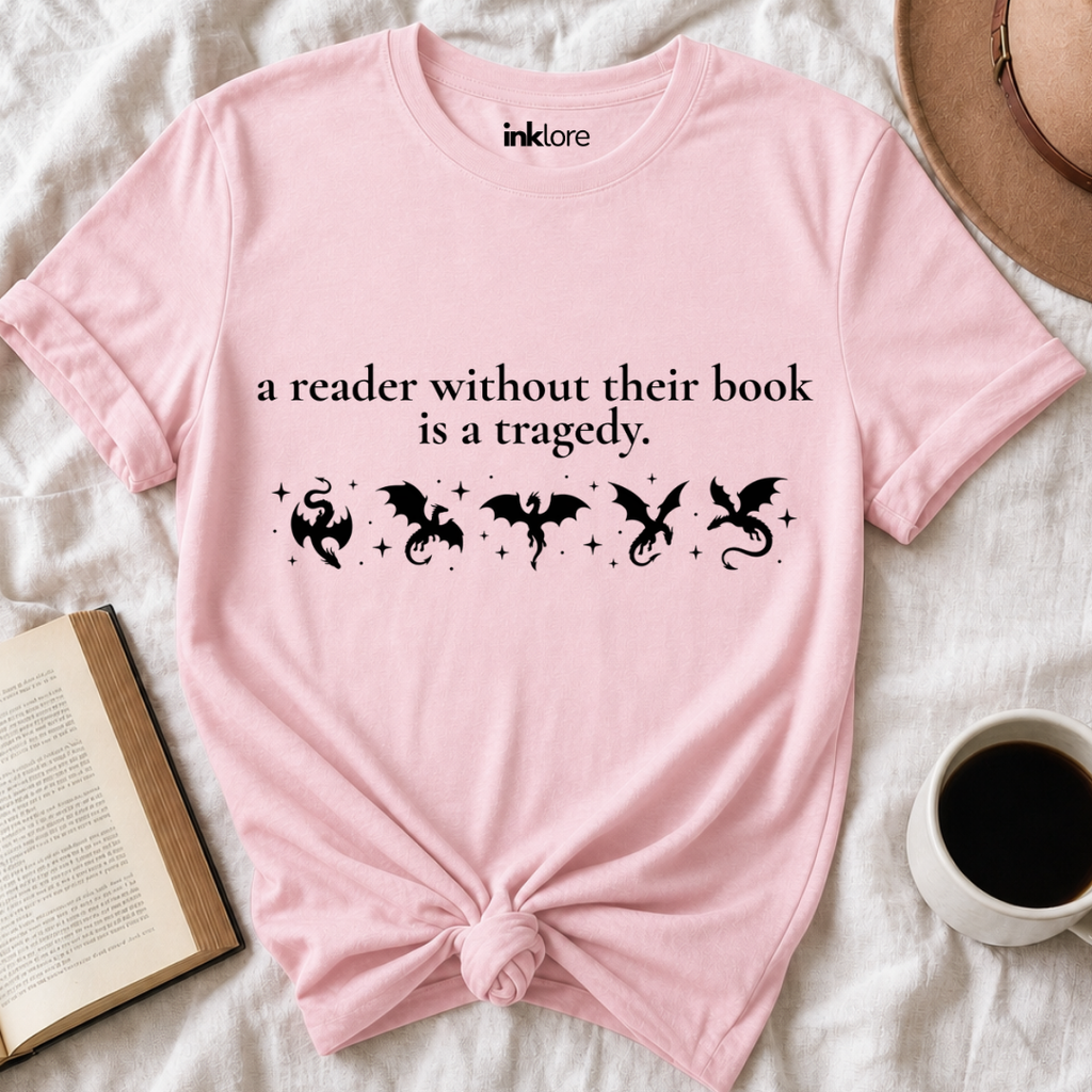 A Reader Without Their Book Is A Tragedy T-Shirt