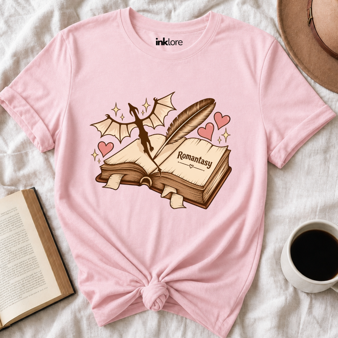 Romantasy Aesthetic Graphic T-Shirt Secondary image