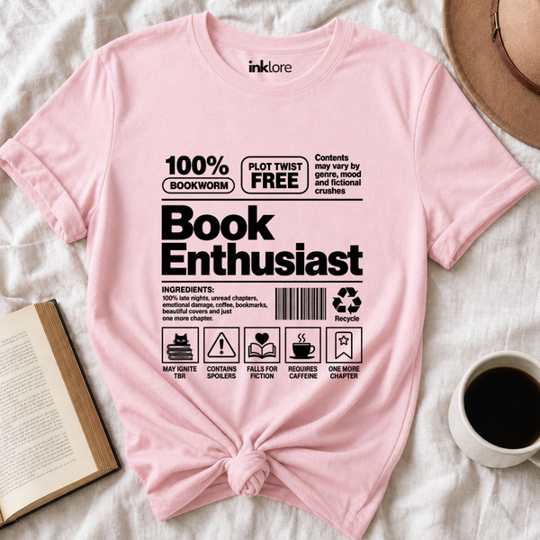 Book Enthusiast T Shirt