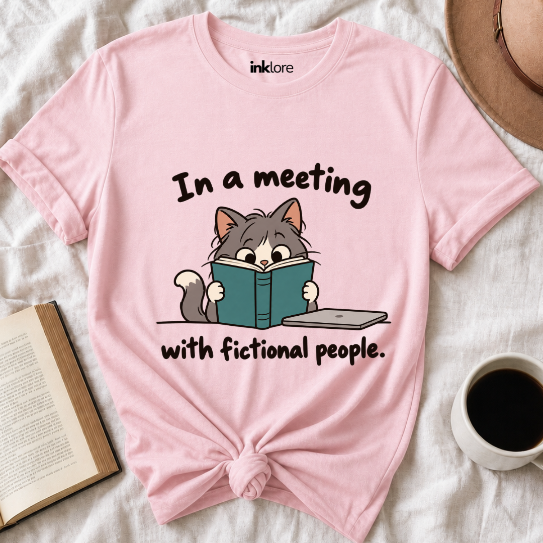 In A Meeting With Fictional People T-Shirt
