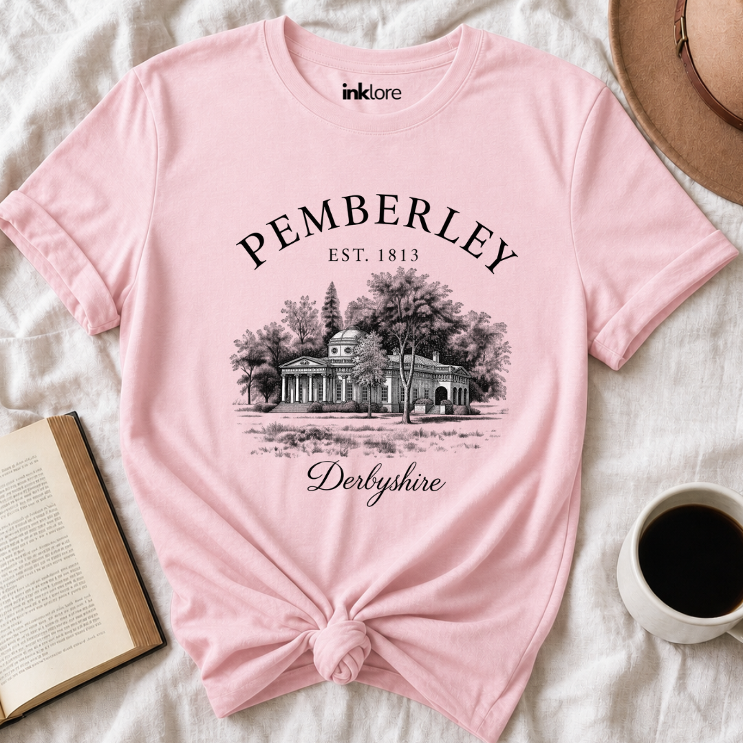 Pemberley Estate Shirt | Jane Austen Pride and Prejudice Graphic Tee