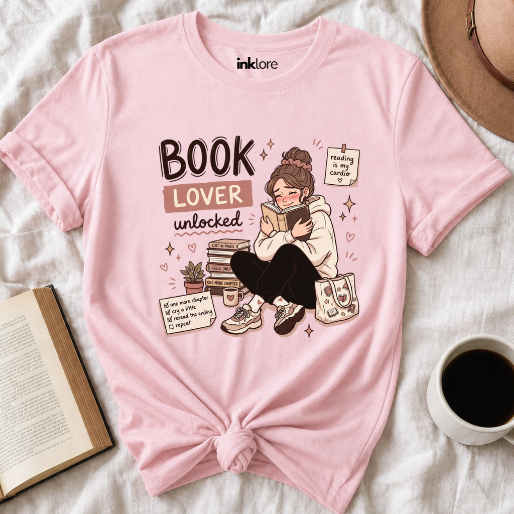 Book Lover Unlocked Graphic Tee