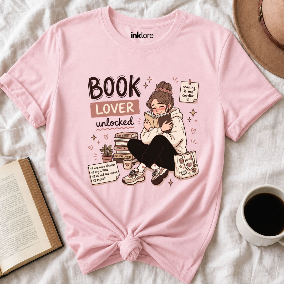 Book Lover Unlocked Graphic Tee