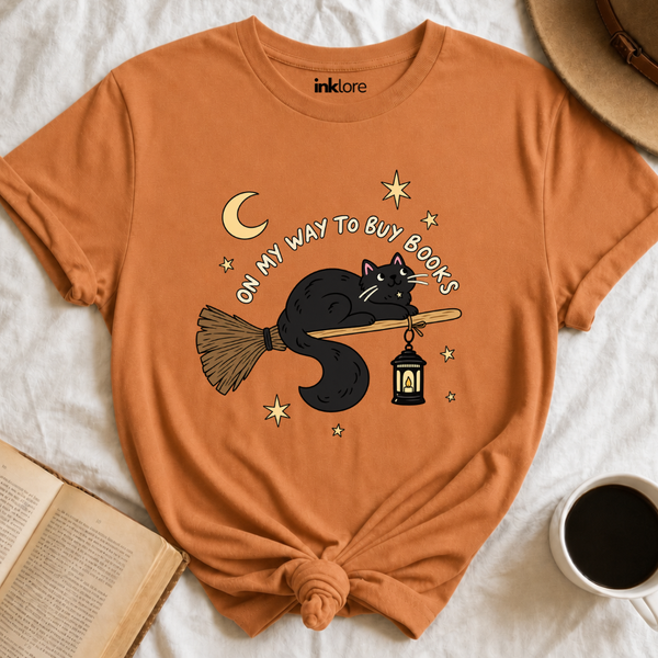 On My Way To Buy Books T-Shirt