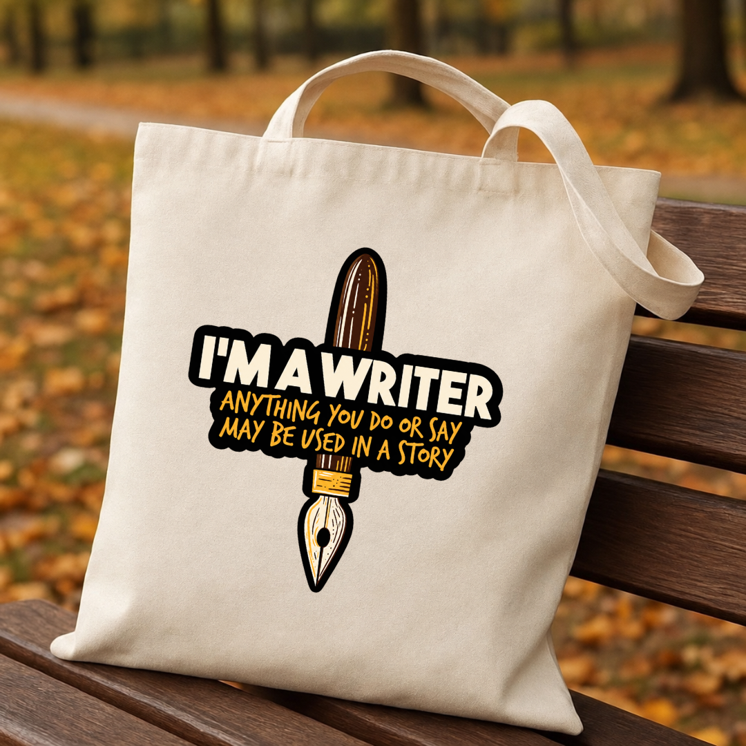 I'm A Writer Canvas Tote Bag Main image