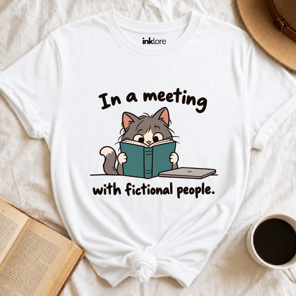 In A Meeting With Fictional People T-Shirt