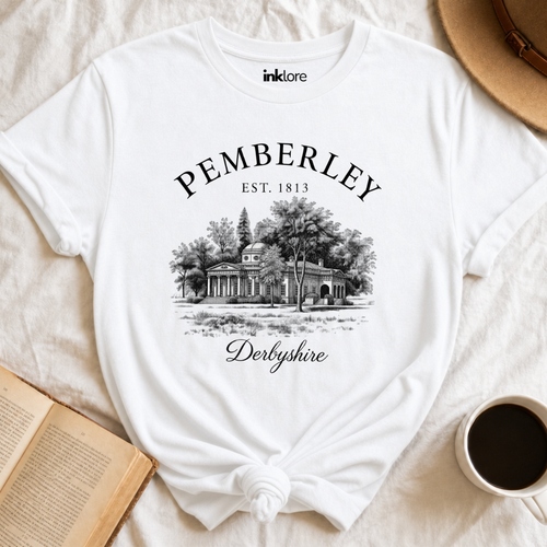 Pemberley Estate Shirt | Jane Austen Pride and Prejudice Graphic Tee