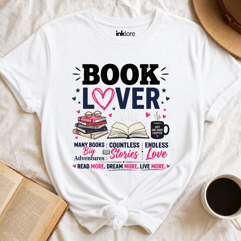 Book Lover Graphic T-Shirt