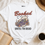 "Booked Until I'm Dead" Skeleton T-Shirt | Funny Spooky Book Lover Graphic Tee & Goth Reading Shirt