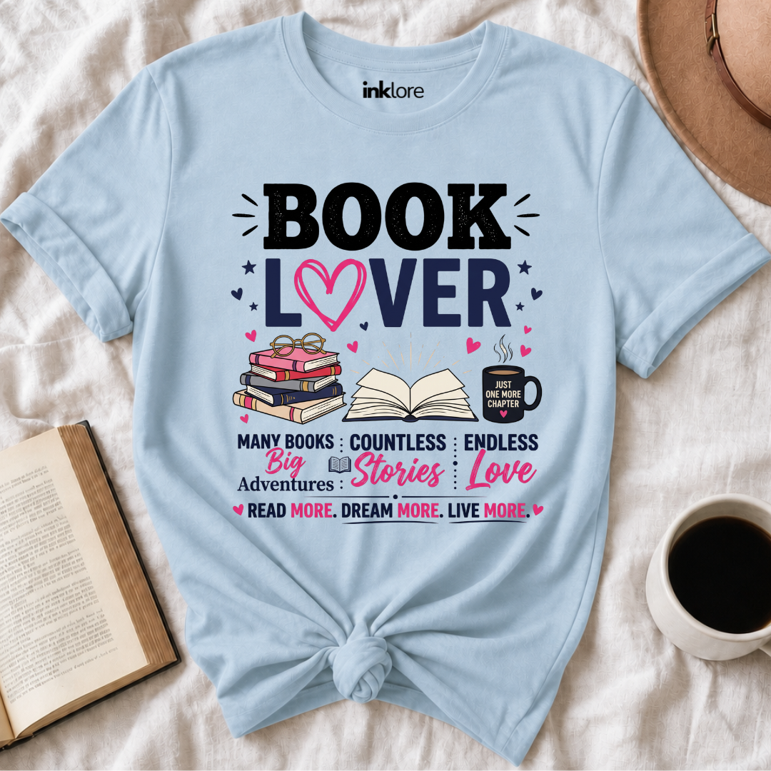 Book Lover Graphic T-Shirt