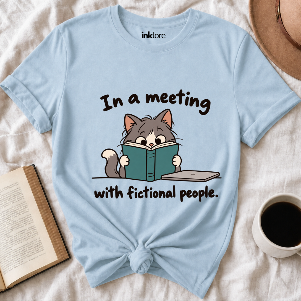 In A Meeting With Fictional People T-Shirt
