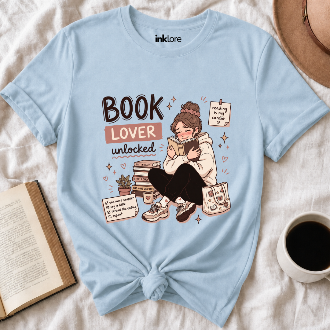 Book Lover Unlocked Graphic Tee