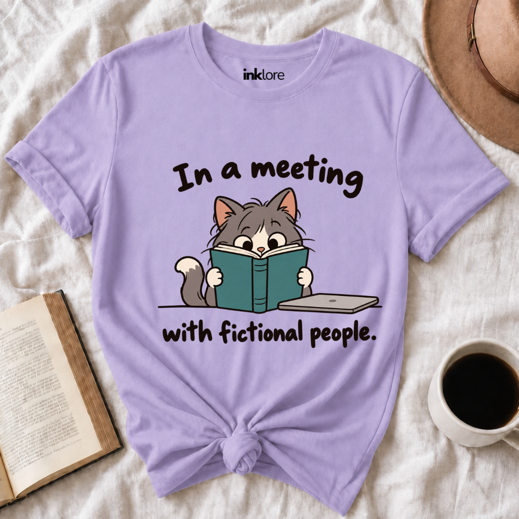 In A Meeting With Fictional People T-Shirt