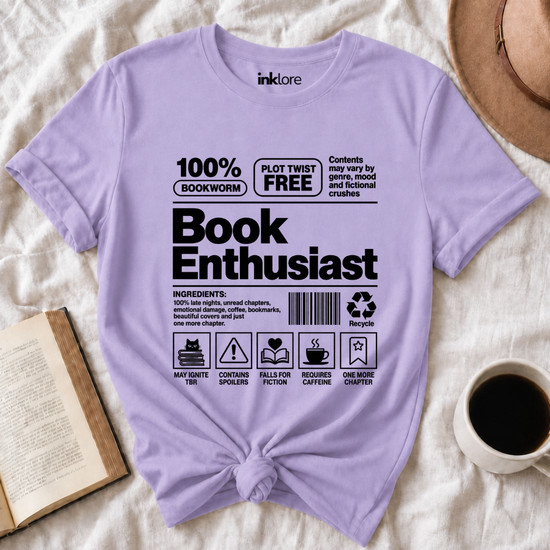 Book Enthusiast T Shirt