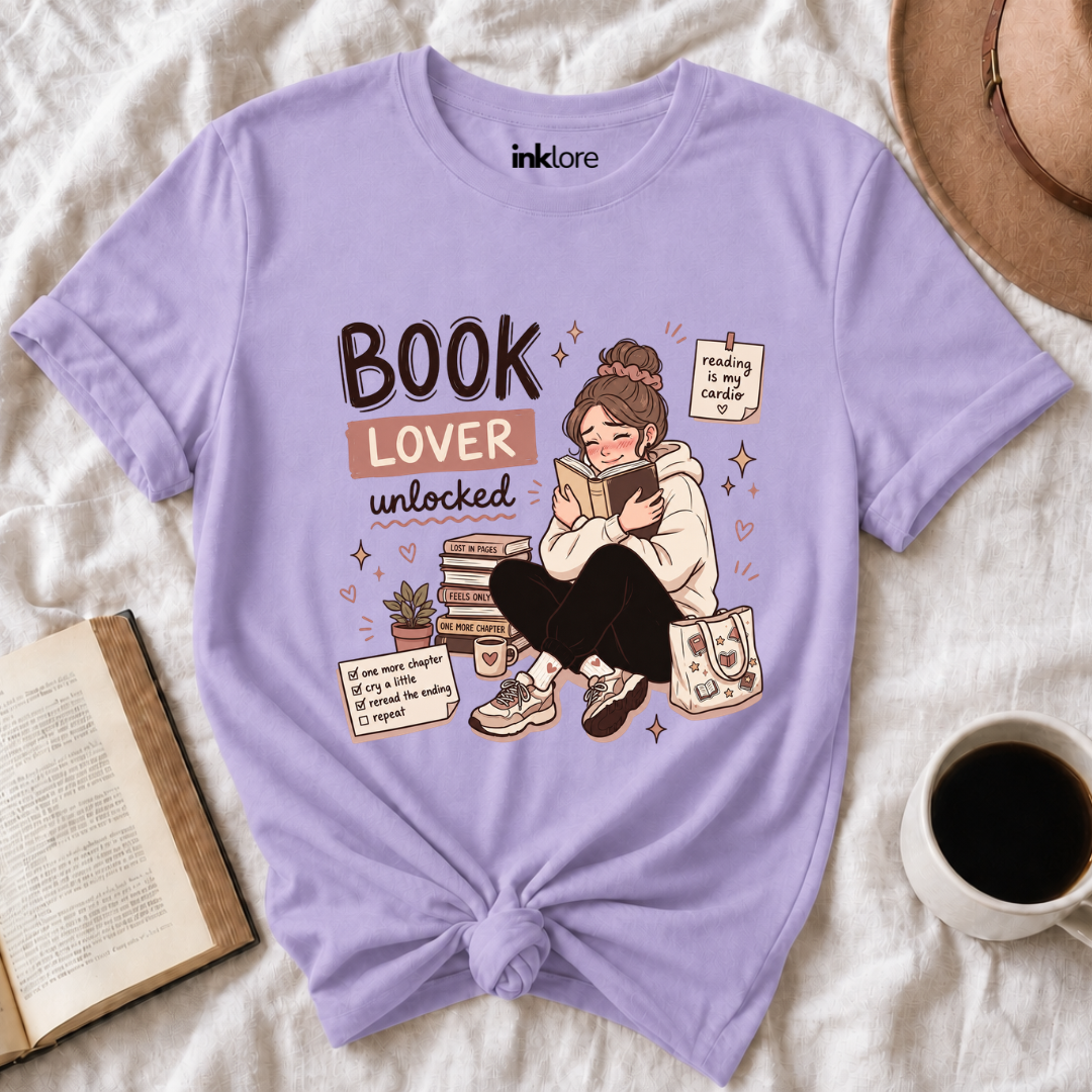 Book Lover Unlocked Graphic Tee